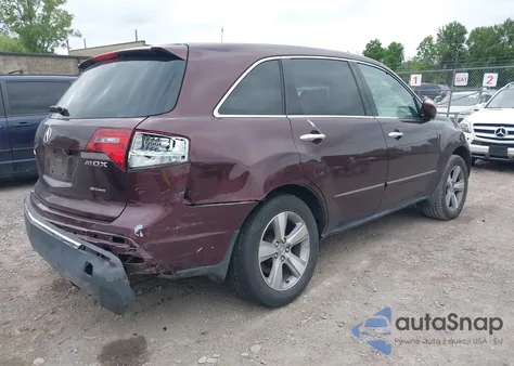 2011 Acura Mdx Technology Package from USA, damaged, VIN 2HNYD2H66BH533099
